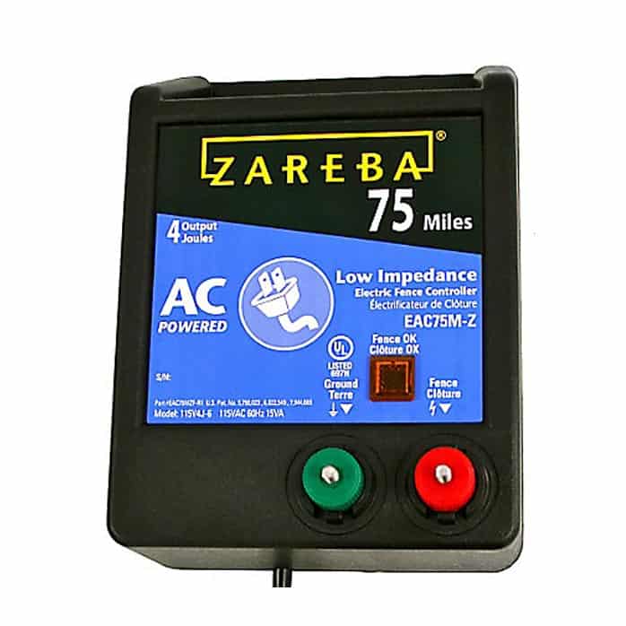 Zareba 75 Mile AC Low Impedance Charger